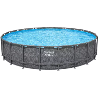 Каркасный бассейн BESTWAY APX 365 561JZ BW 671х132см, песочный фильтр-насос, лестница, тент